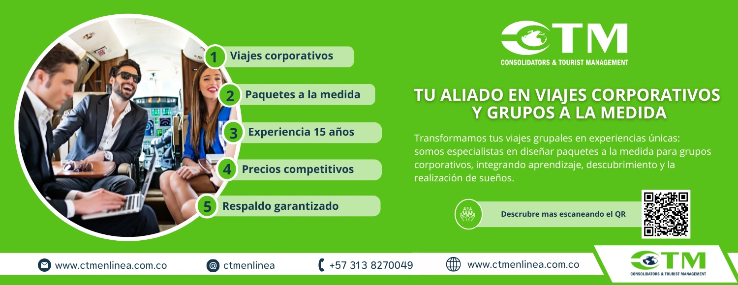 Banner pc Consolidator & Tourist Management S.A.S - CTM Agencia